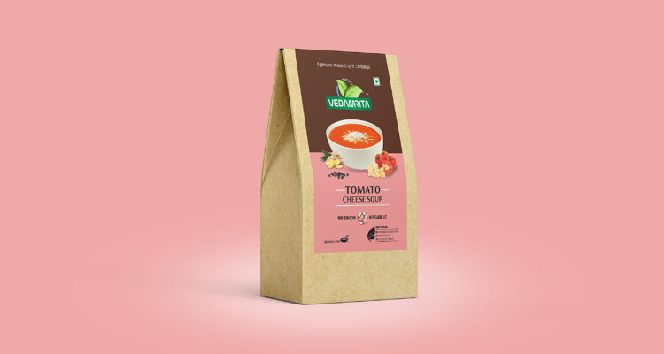vedamrita soup label_tomato cheese
