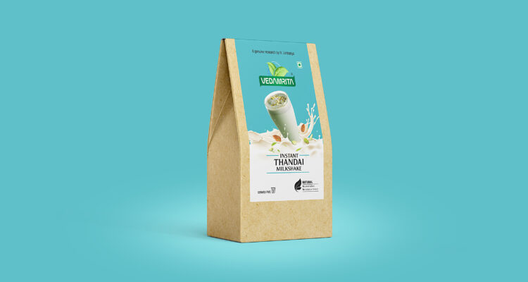 vedamrita thandai label